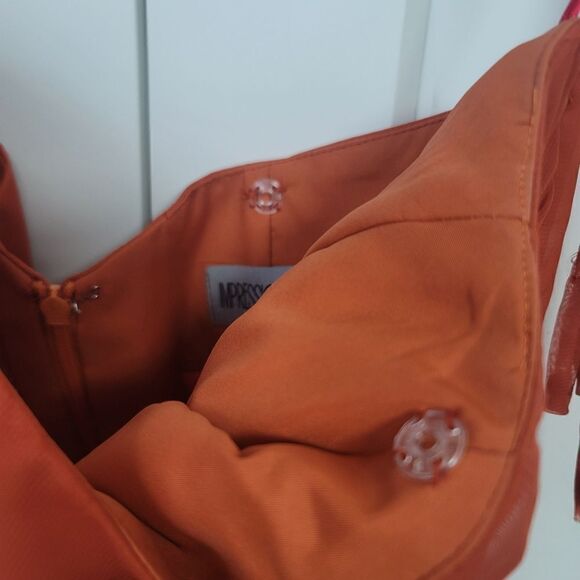 Impression BRIDAL formal rust dress, size 14 - Picture 9 of 13